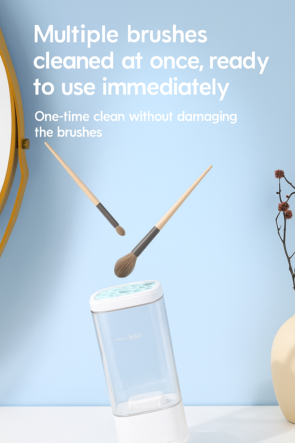 make up brush cleanner